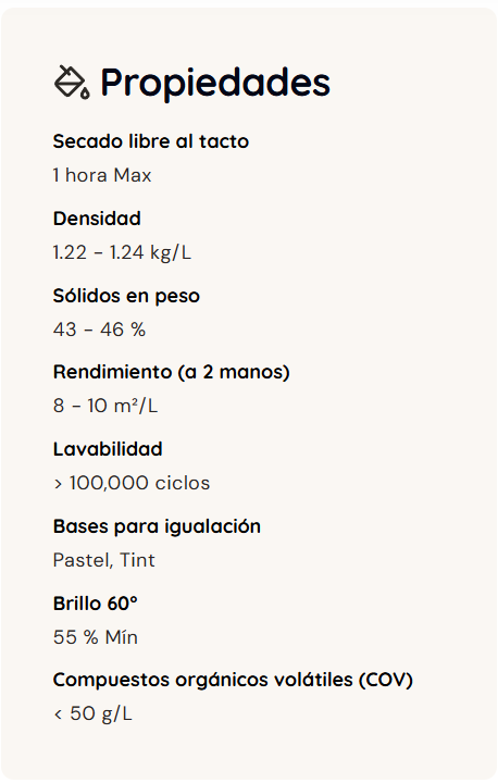 Berelex-propiedades